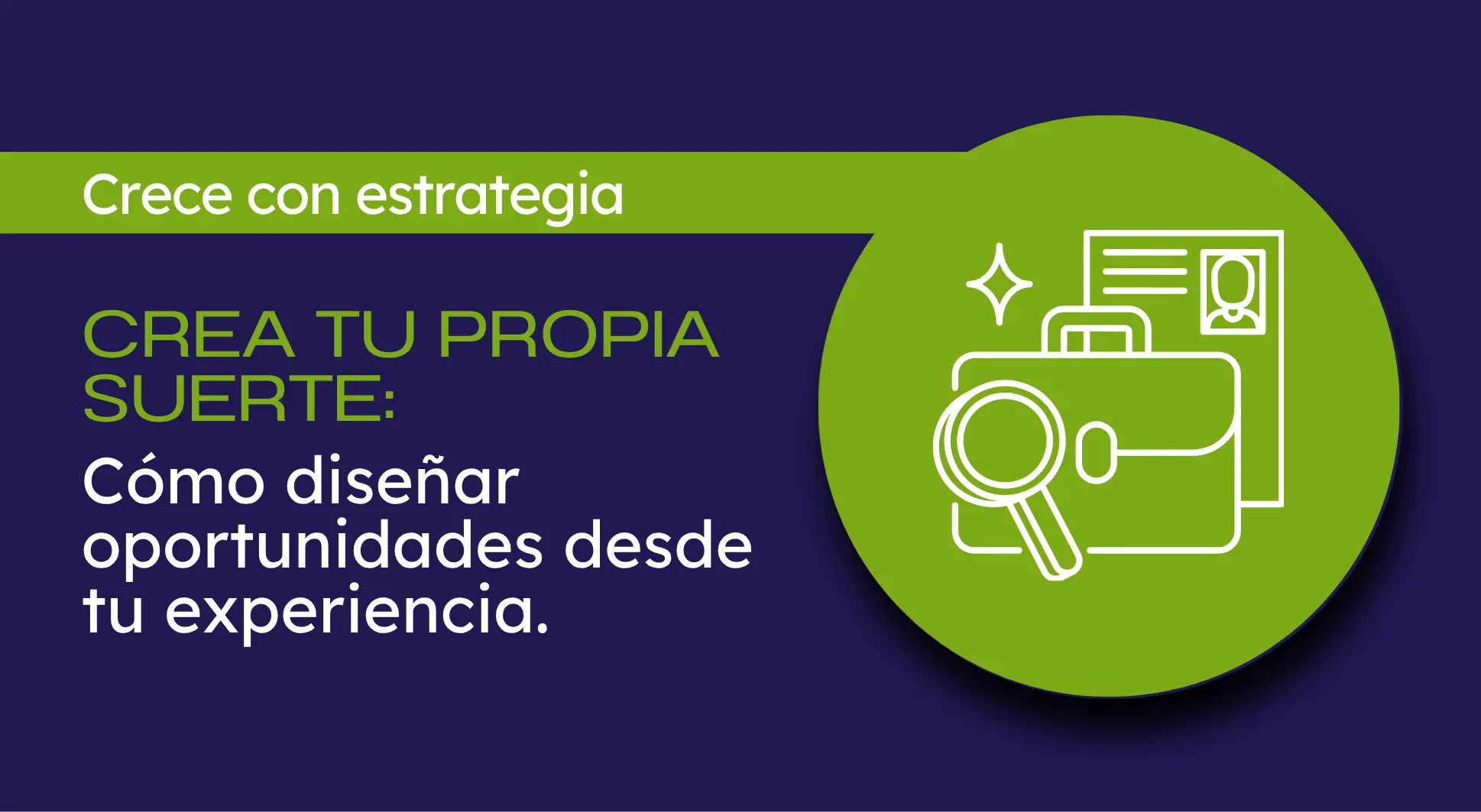 disenar oportunidades de desde tu experiencia