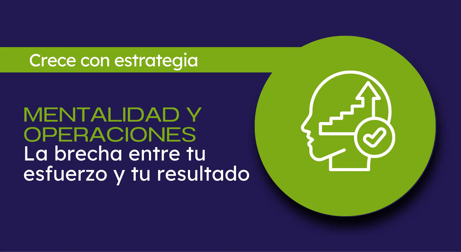 mentalidad y operaciones brecha entre estrategia y resultado